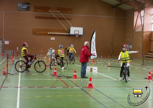 Matinée prévention routière en vélo pour les CM2